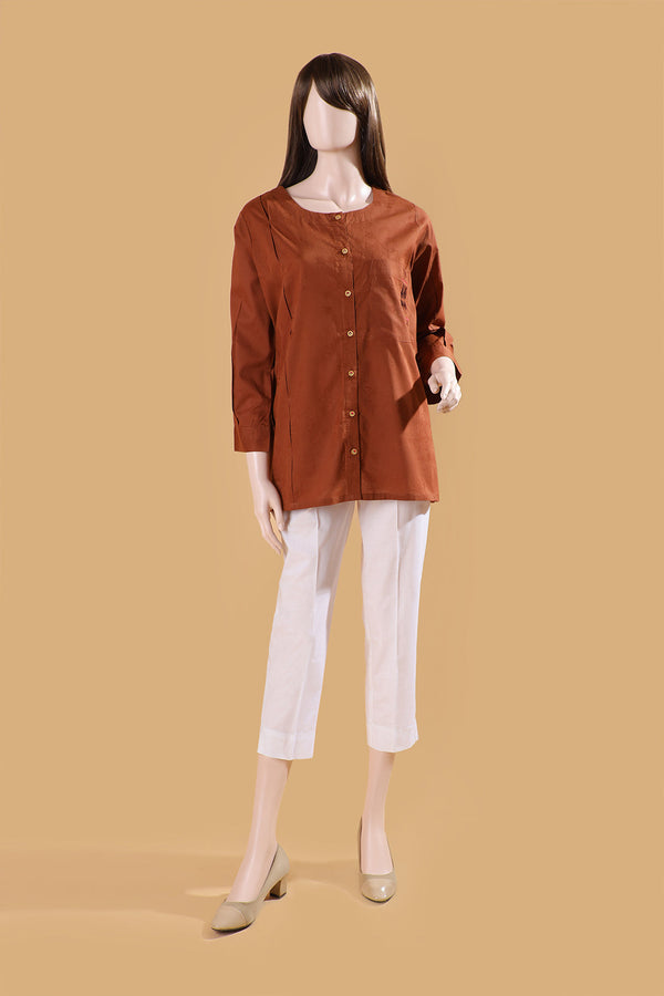 Jacquard Cotton Stitched Shirt