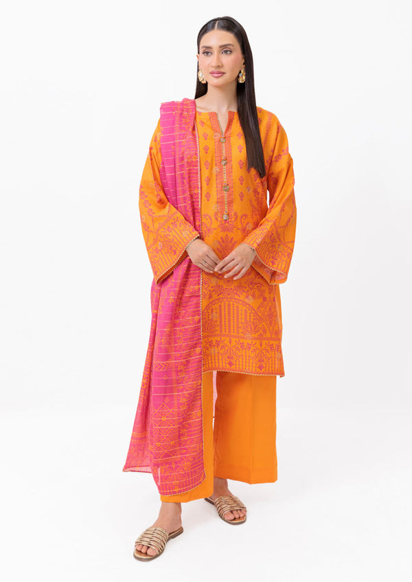 Orange-Jacquard-3 Piece (WP3PPSS25ZA10)