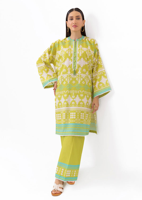 P-Green-Jacquard-2 Piece (WPS25P2P047)