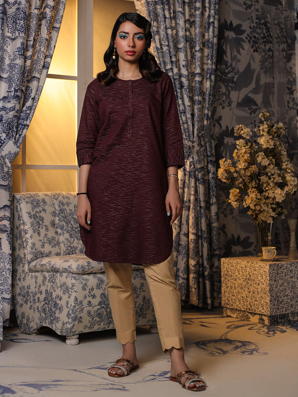 1PC Stitched Basic Yarn Dyed Shirt