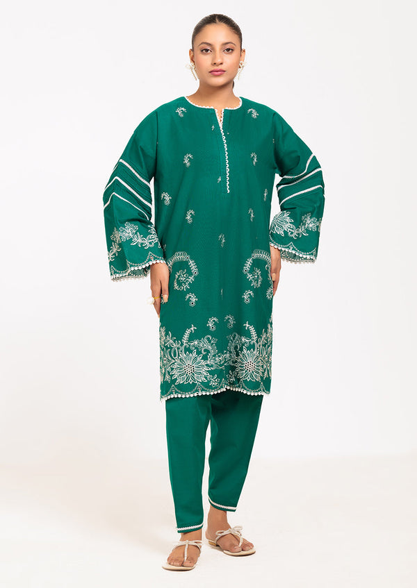 GREEN-KHADDAR-2 PIECE (WS7242P19)