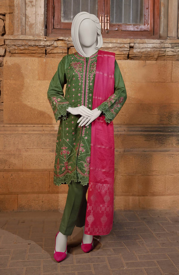 EMBROIDERED JACQUARD STITCHED 3 PIECE