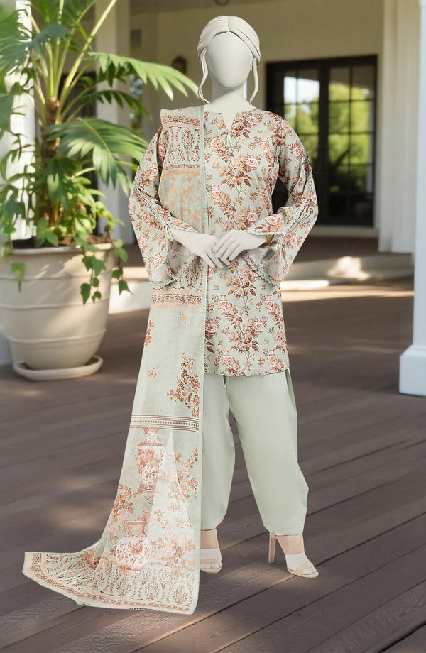 SUMMER'25 PRINTED LAWN 3PCS UNSTITCHED