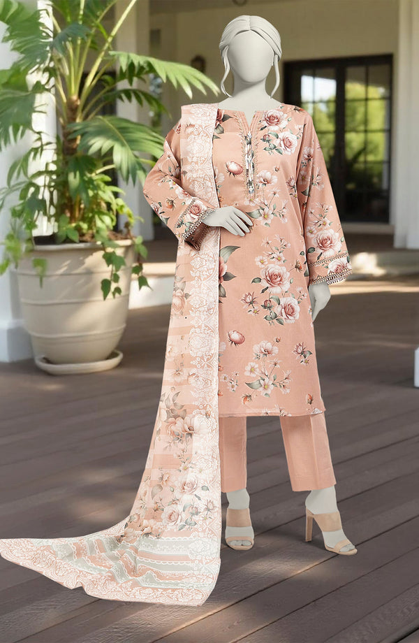 SUMMER'25 PRINTED LAWN 3PCS UNSTITCHED