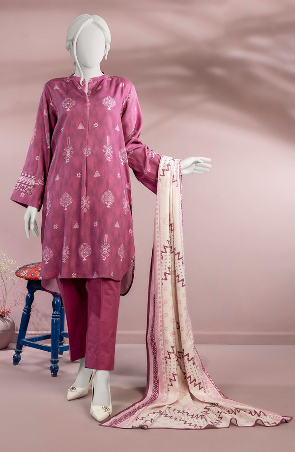 WINTER'24 PRINTED DOBBY VISCOSE 3PCS UNSTITCHED