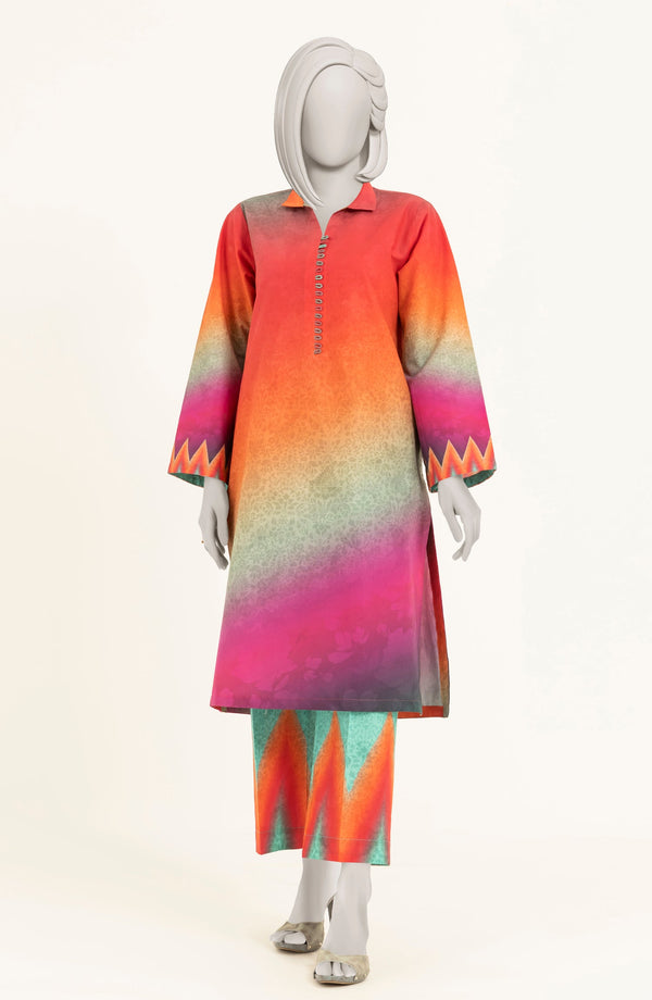 PRINTED LAWN STITCHED 2PC SUIT