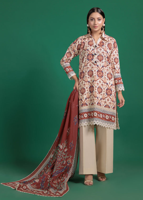 Ikkat Mist - 3 Pc (WU3PPBS25LI7A38)