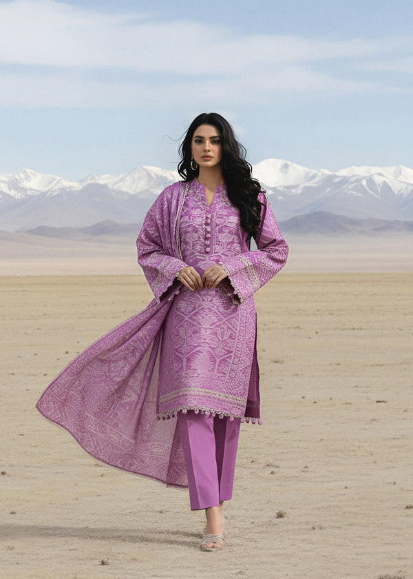 Purple-Jacquard-3 Pc (WUS25J3044)