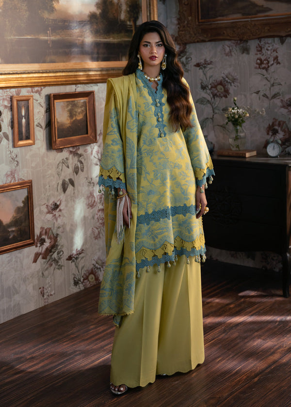 Yellow-Jacquard-3 Pc (WUS25JD3057)