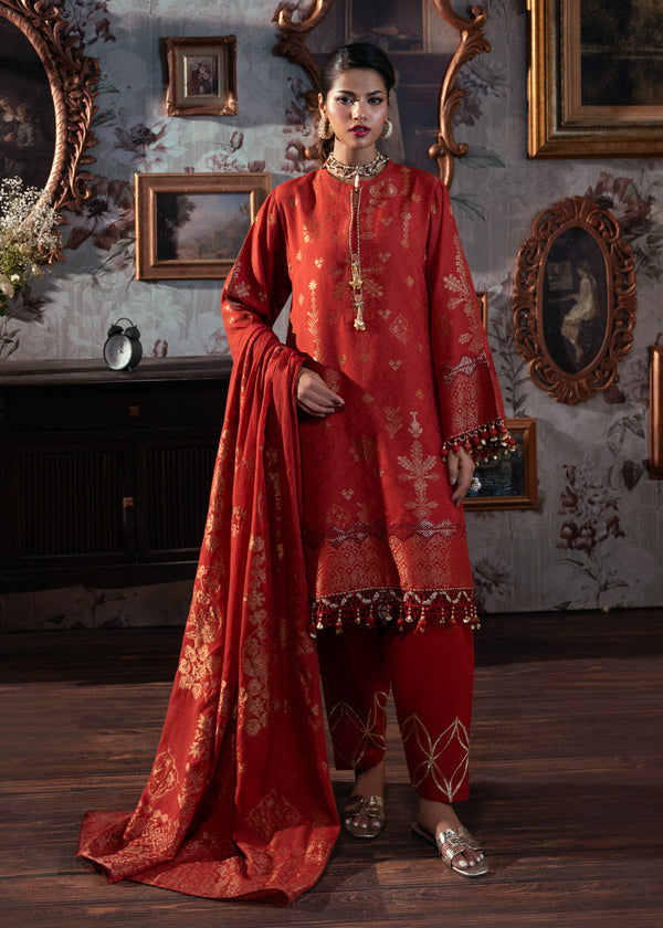 Rust-Jacquard-3 Pc (WUS25JD3060)