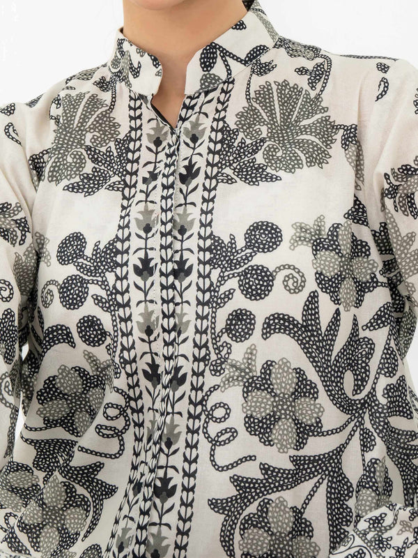 Khaddar Shirt-Printed (Pret)