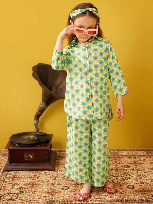 Light Green Cambric 2 Piece Stitched - ALGR-2PS-LKS-1023