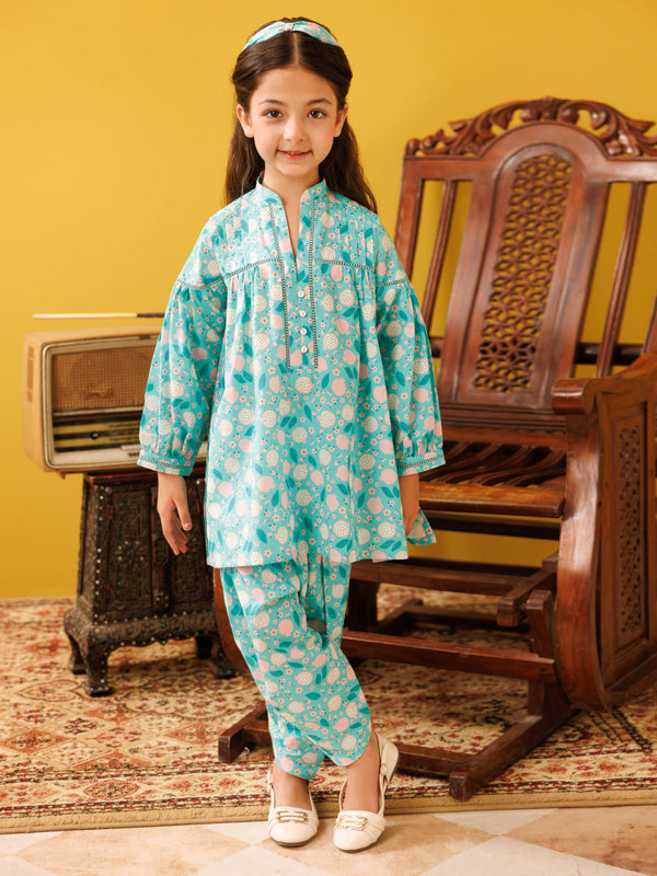 Ferozi Cambric 2 Piece Stitched - ALGR-2PS-LKS-1029