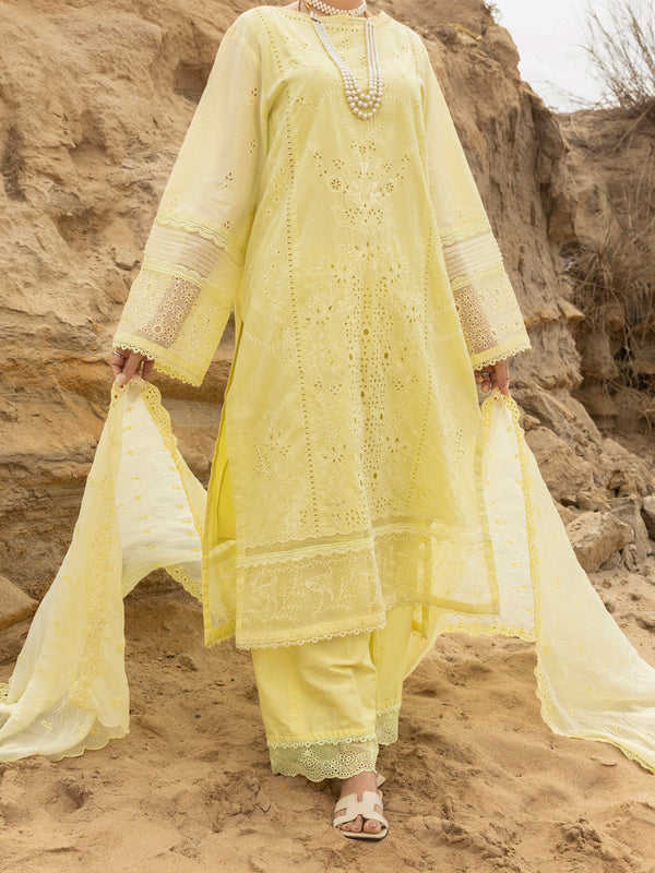 Lemon Lawn 3Pc Unstitched - ALP-3PS-2180