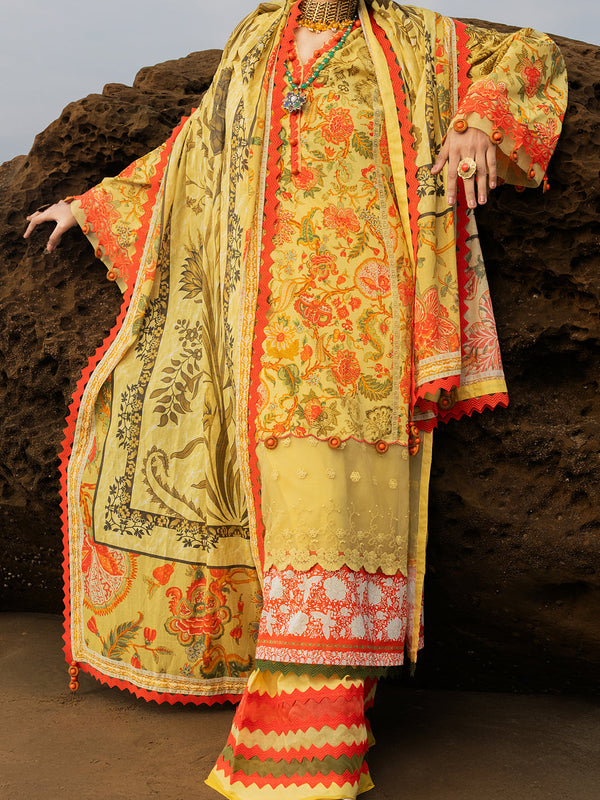 Lemon Lawn 2Pc Unstitched - ALP-2PS-SLKD-UN-2259