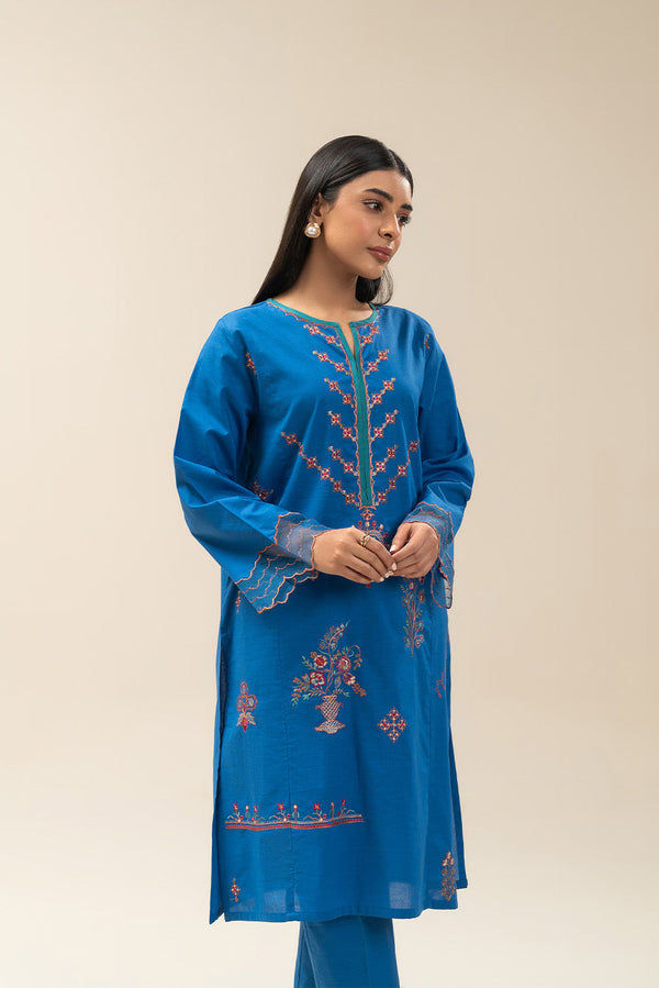 2 PIECE EMBROIDERED LAWN SUIT (PRET)
