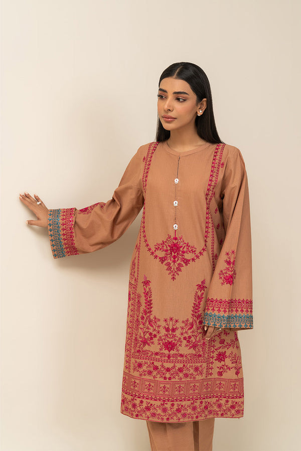 2 PIECE EMBROIDERED LAWN SUIT (PRET)