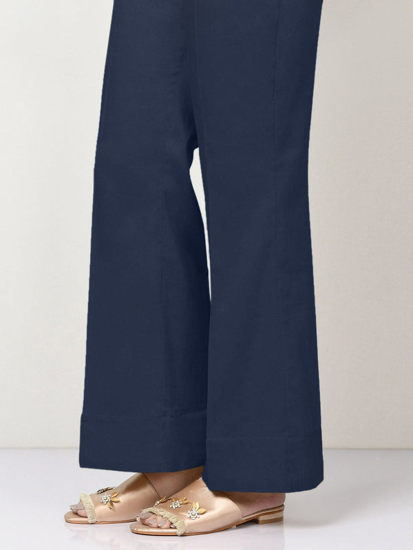 Satin Pants - Navy Blue
