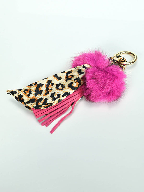Pompom Tasseled Key Chain
