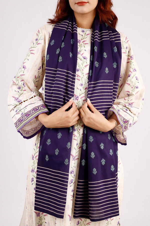 Cotton Jacquard Stole