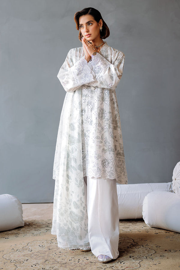 MESH BLOOM-3PC (SHIRT, TROUSER & DUPATTA)