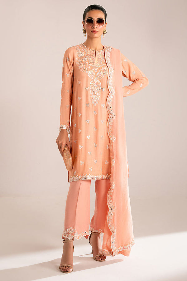 MUTED CLAY-3PC (SHIRT, TROUSER & DUPATTA)