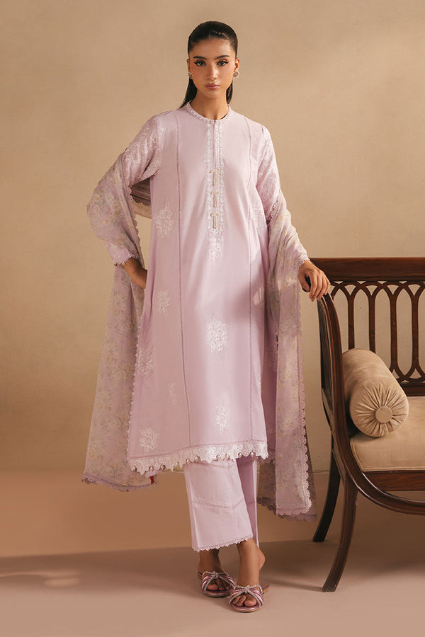 LAVENDER DREAM- 3PC EMBROIDERED LAWN SUIT