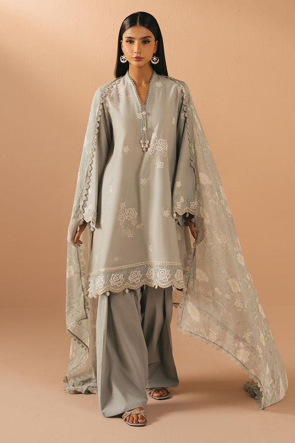LIVIA FLORET- 3PC EMBROIDERED LAWN SUIT
