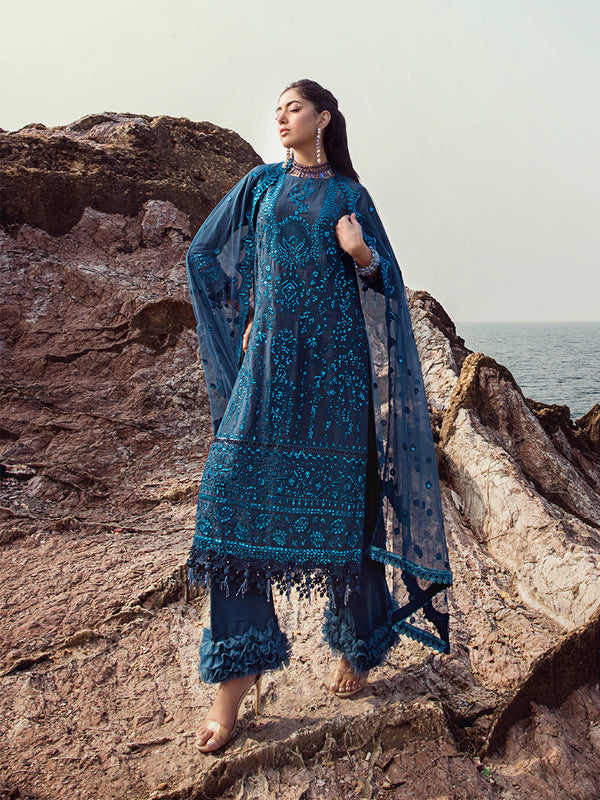 3PC STITCHED FESTIVE FORMAL EMBROIDERED SUIT