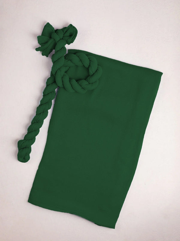 1PC Dyed Crinkle Chiffon Dupatta