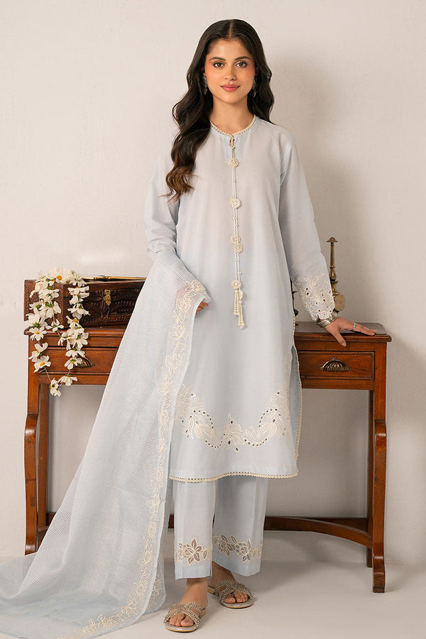 FLORET GLOW-3 PC (SHIRT, DUPATTA & TROUSER)