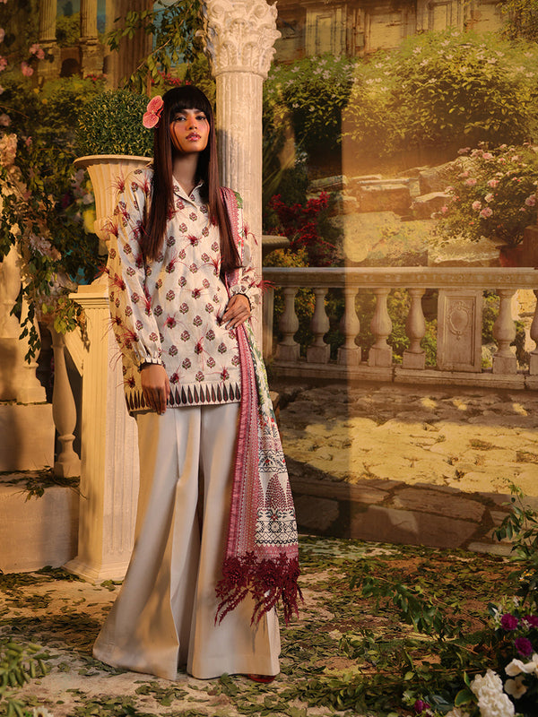 2pc Unstitched Shirt & Dupatta