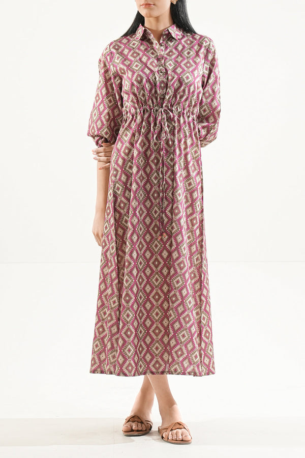 Printed Lawn Stitched Dress