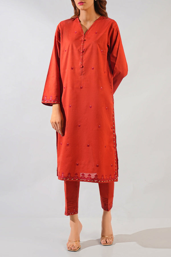 Cotton Jacquard Stitched Shirt