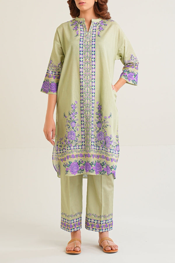 Printed Soft Touch Cotton Stitched Shirt