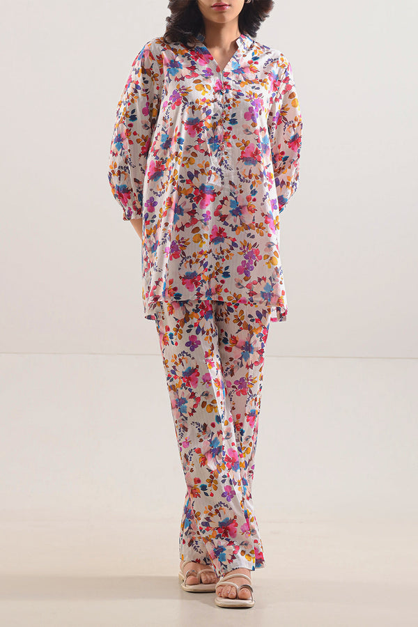 Printed Lawn Stitched 2 Piece (Shirt/Trouser)