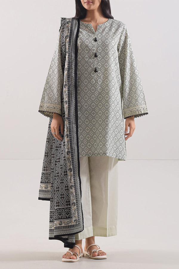 Printed Lawn Stitched 3 Piece