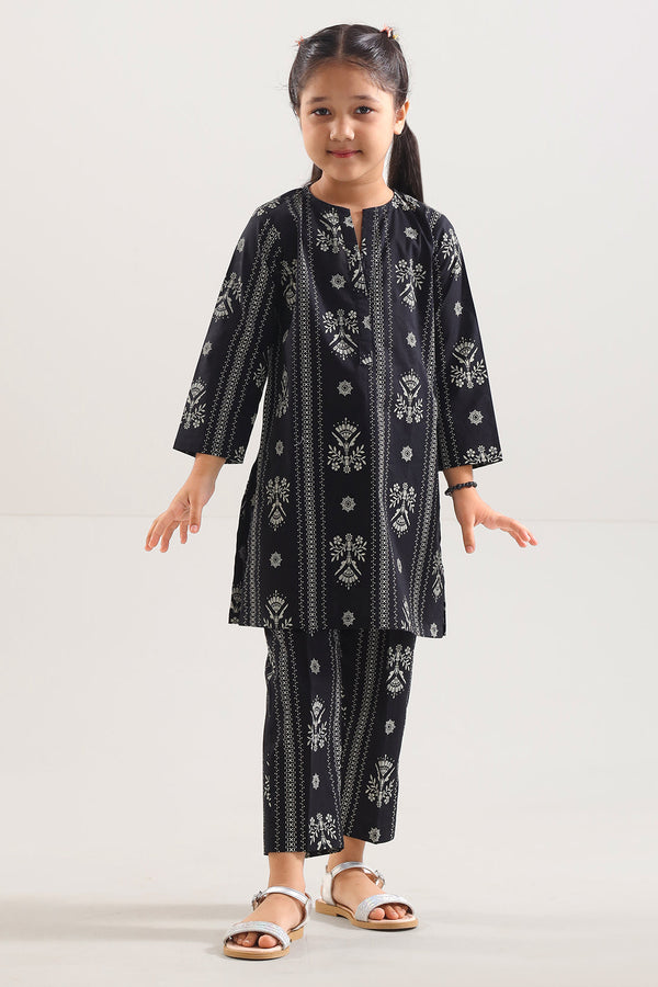 Printed Lawn Stitched 2 Piece (Shirt/Trouser) For Kids