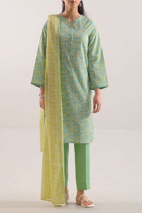 Printed Lawn Stitched 3 Piece