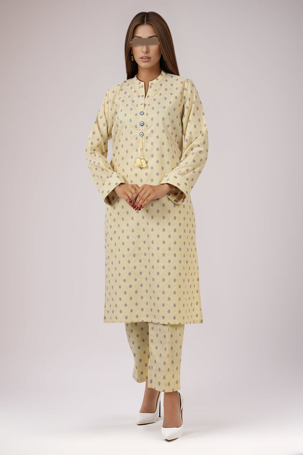 Cotton Jacquard Stitched 2 Piece Shirt/Trouser