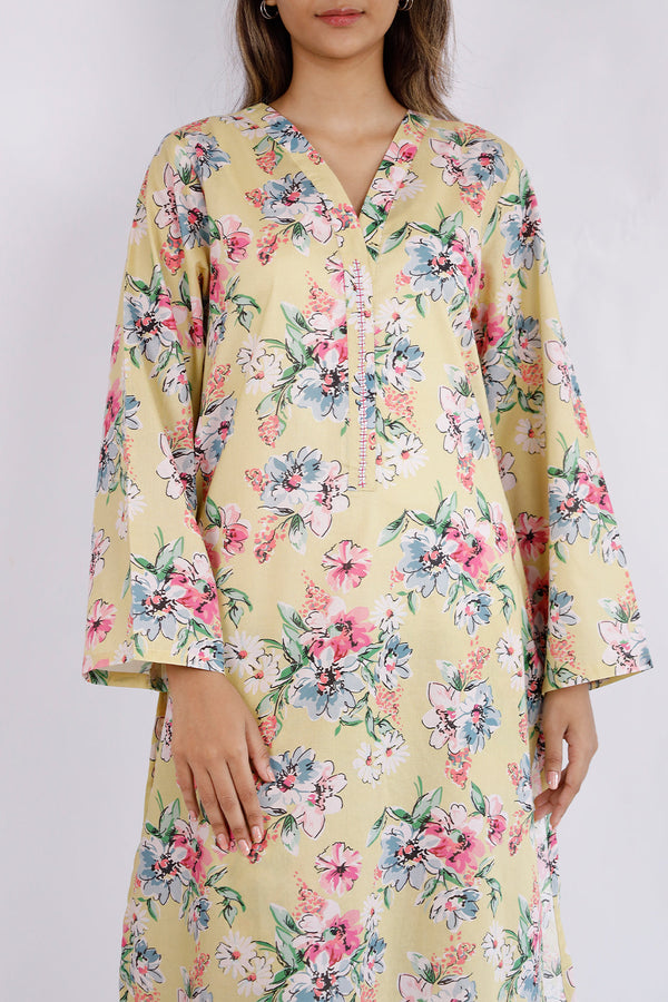 Printed Lawn Stitched Shirt