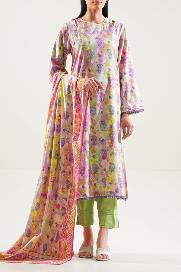 Printed Soft Touch Cotton Stitched Shirt