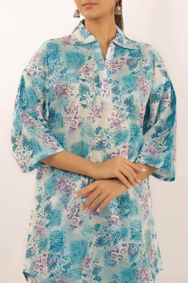 Printed Lawn Stitched Shirt