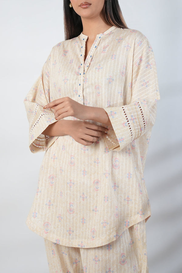 Printed Cambric Stitched 2 Piece (Shirt/Trouser)