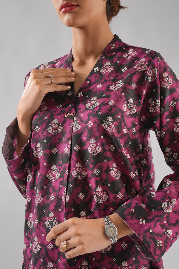 Printed Lawn Stitched 2 Piece (Shirt/Trouser)