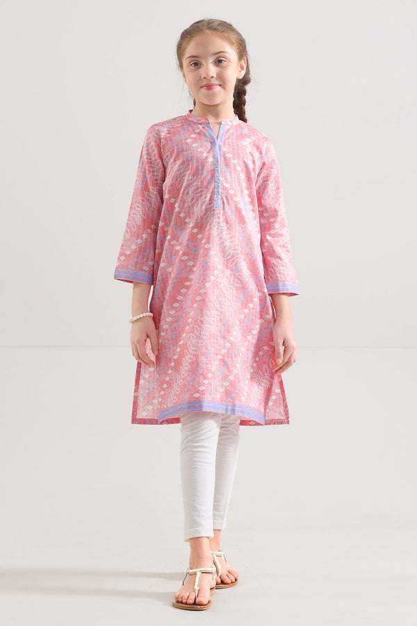 Stitched Printed Lawn Shirt For Kids