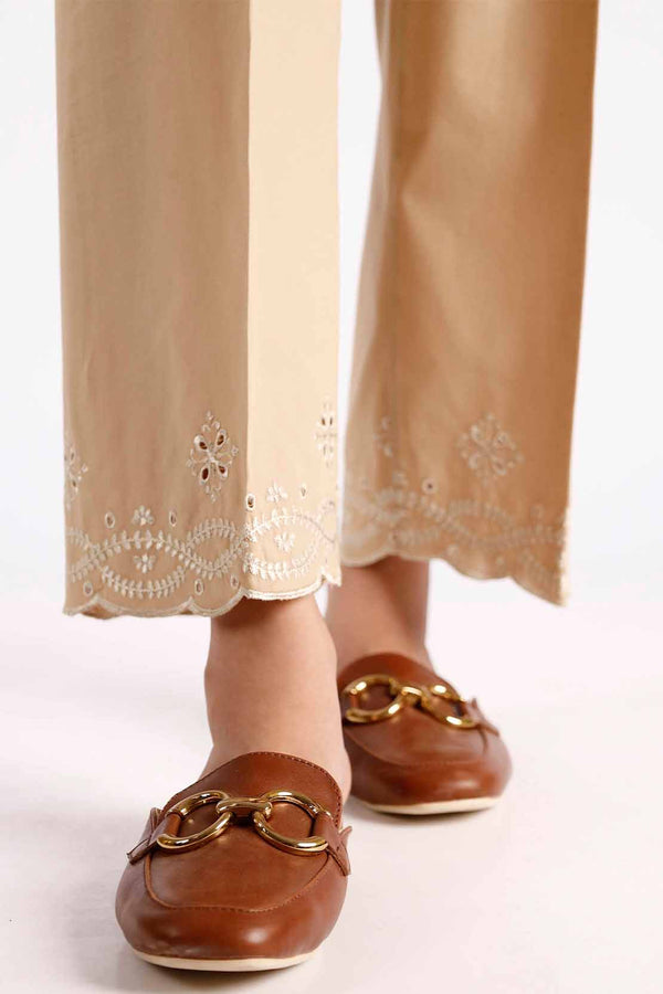 Embroidered Cotton Pant
