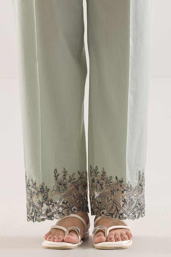 Embroidered Cotton Pant