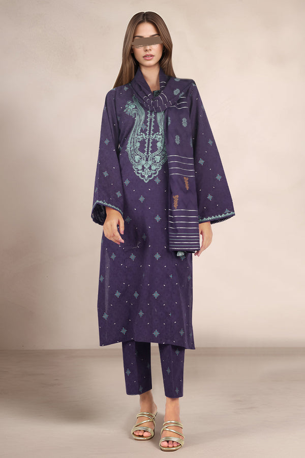 Cotton Jacquard Stole