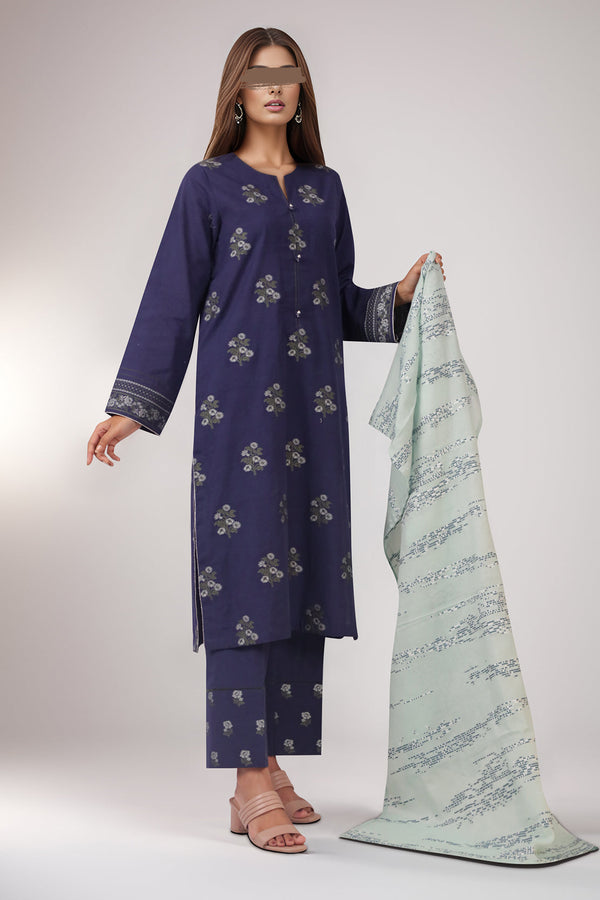 Cotton Jacquard Stole